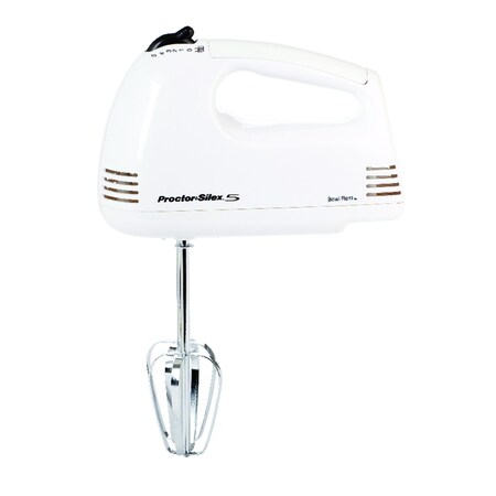 Proctor-Silex White 5 speed Hand Mixer 62515PS